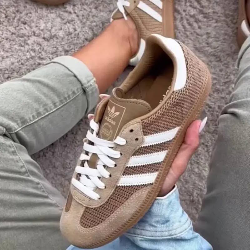 ADIDAS SAMBA CASTANHO BRANCO