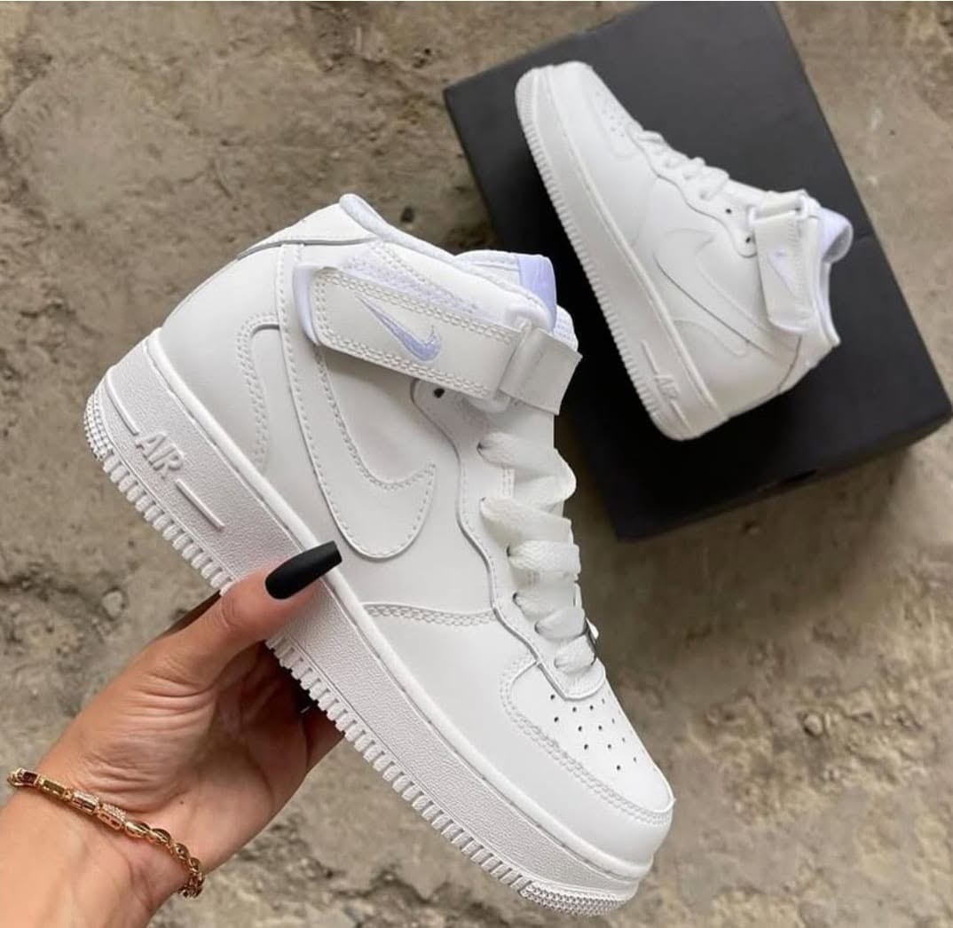 nike air forçe bota branco, Sapatilhas Confortáveis para o Dia a Dia