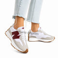 NEW BALANCE 327 CREME BORDO