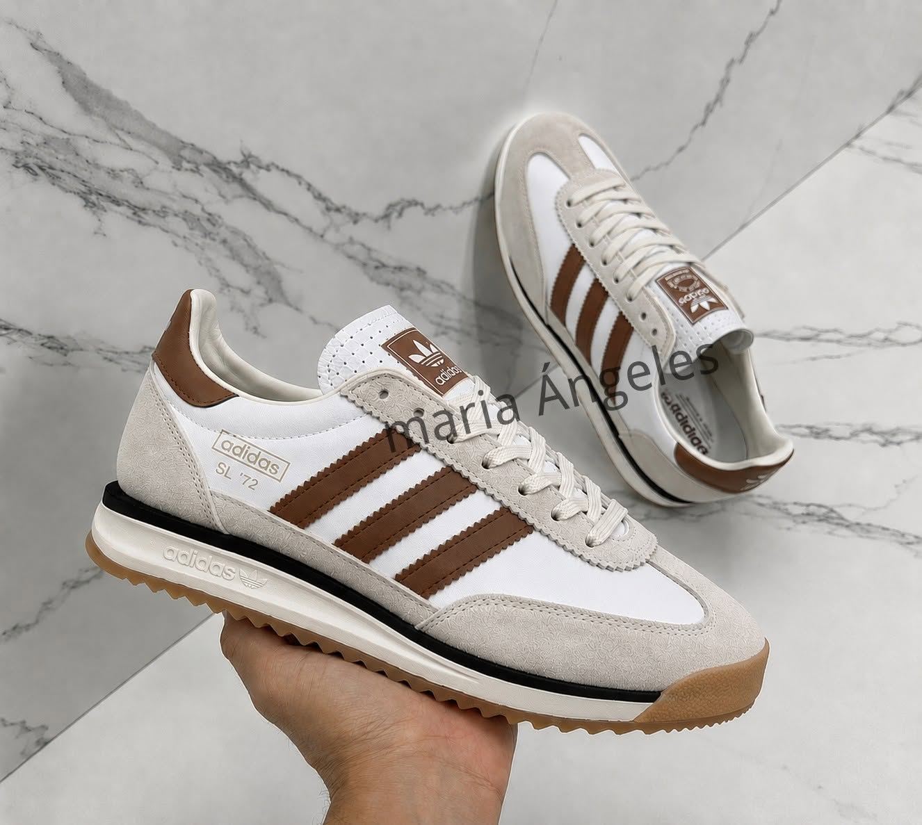ADIDAS SL-72 CREME CASTANHO