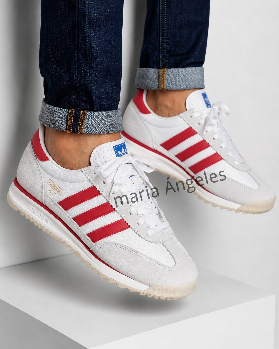 ADIDAS SL-72 BRANCO VERMELHO