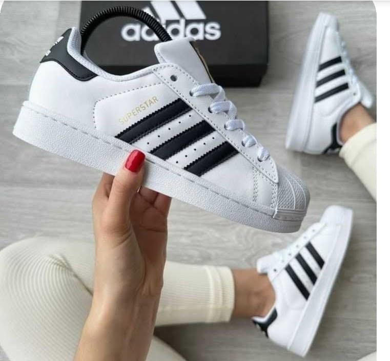 ADIDAS SUPERSTAR BRANCO PRETO
