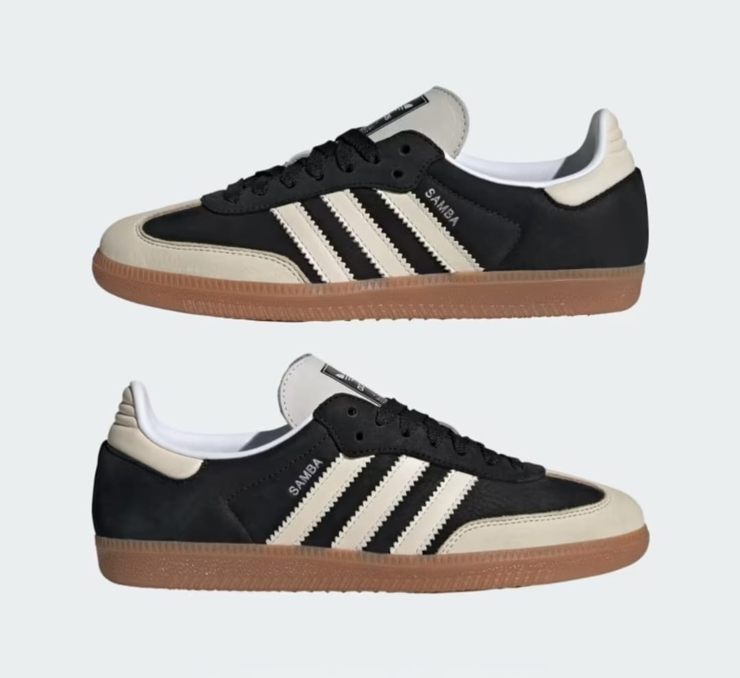 ADIDAS SAMBA PRETO BEGE